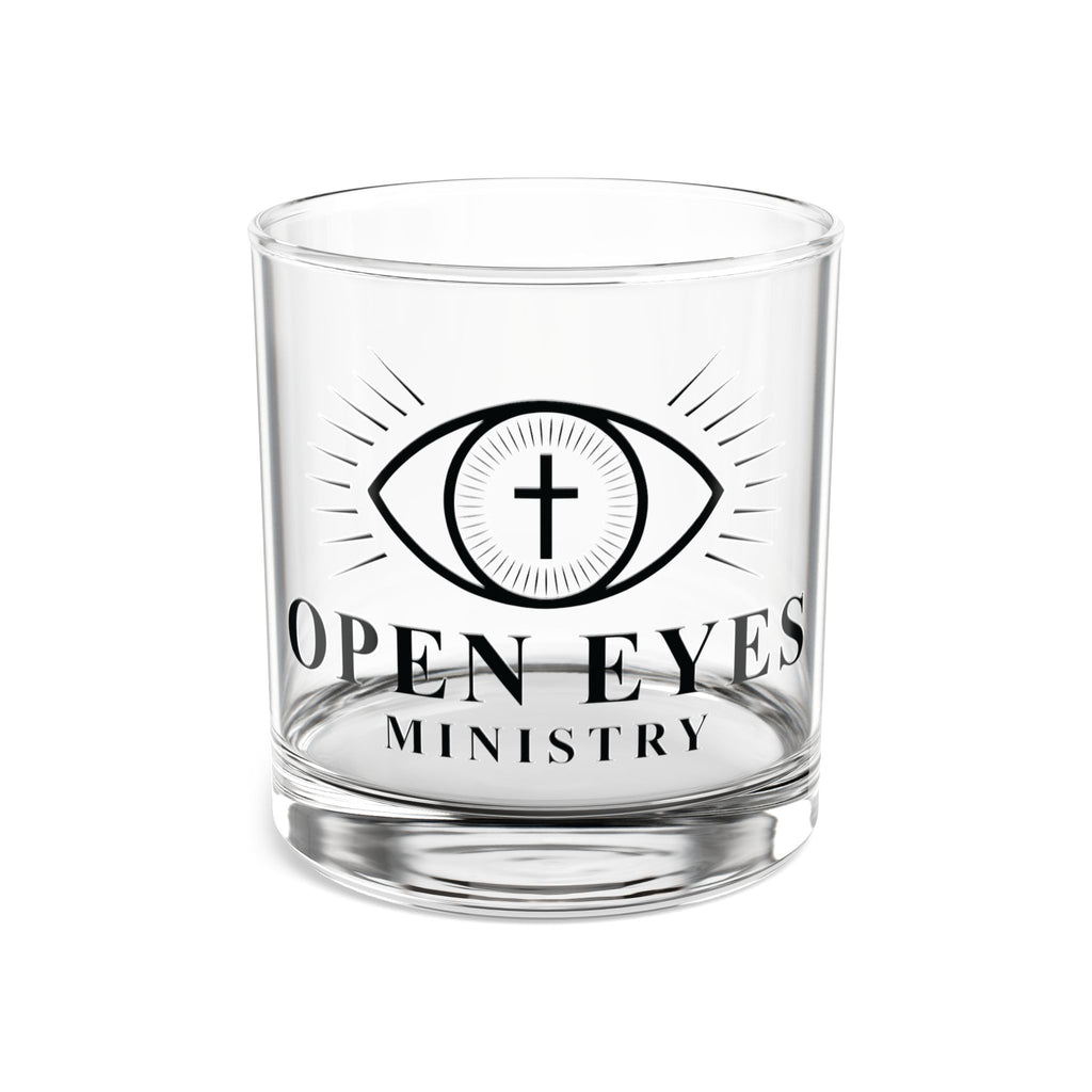 10oz Rocks Glass — Open Eyes Ministry Etched Whiskey Tumbler